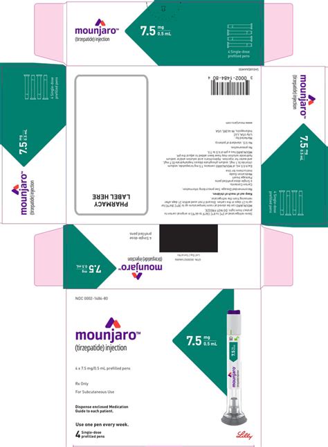 DailyMed - MOUNJARO- tirzepatide injection, solution