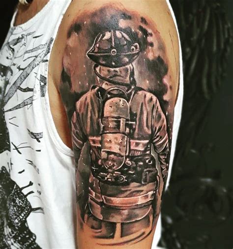 101 Amazing Firefighter Tattoo Designs You Need To See! | Outsons | Men ...