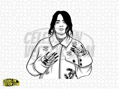 Billie Eilish Vector SVG