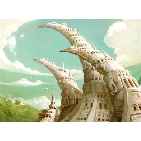 Ivory Tower Print - Original Magic Art