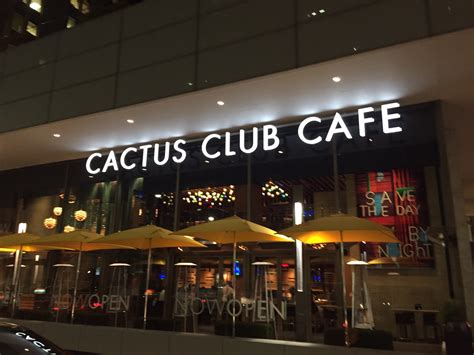 Good Food Toronto: Cactus Club Cafe- First Toronto Location