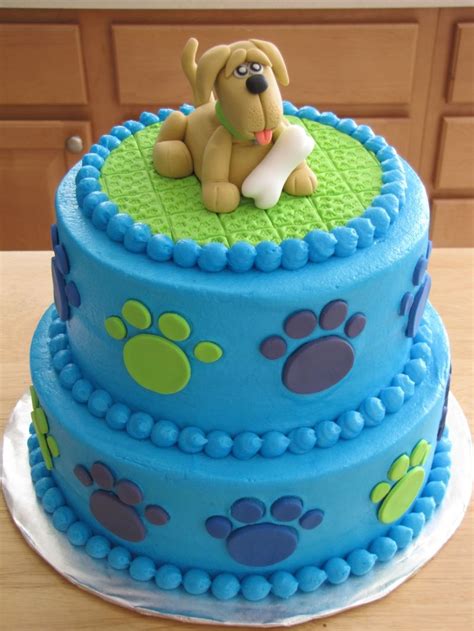 Cake idea | Dog birthday cake, Puppy cake, Puppy birthday cakes