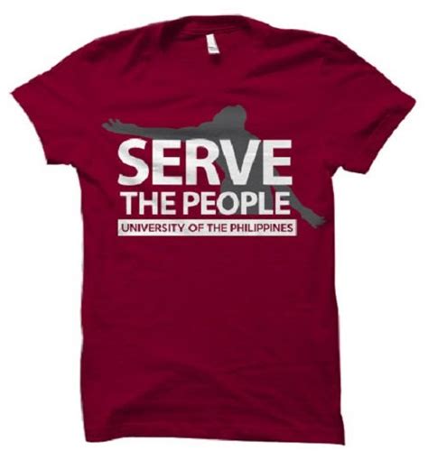 The Upside Clothing Serve The People Iskolar Ng Bayan T-Shirt (Maroon ...