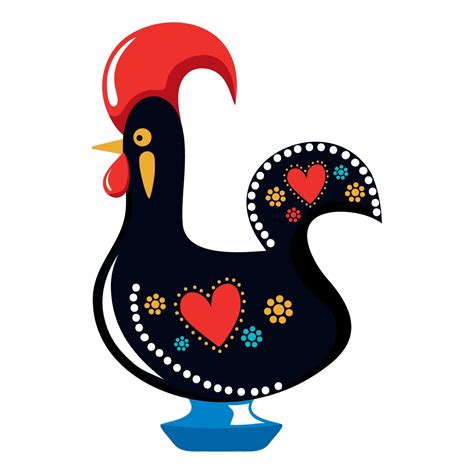 traditional portuguese rooster 11251781 Vector Art at Vecteezy