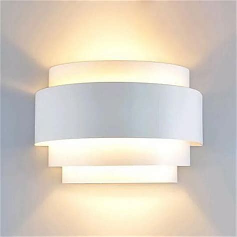 Modern Wall Lamp LED White Wall Sconce Ambient Light Flush Mount wall Lights Lustres bathroom ...