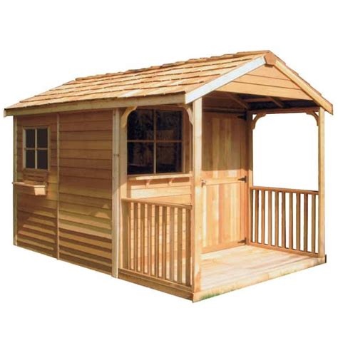 Cedarshed Clubhouse X 16 Western Red Cedar Garden Shed CH816 The Home ...