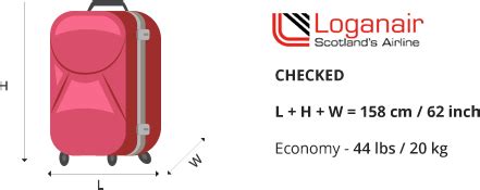 Loganair Airline Carry On Baggage Allowance and Baggage Fees 2022. LuggageToShip