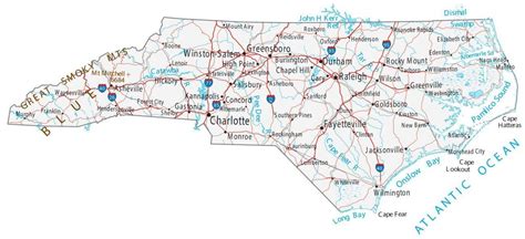 Free Printable Map Of Nc Cities - Get Latest Map Update