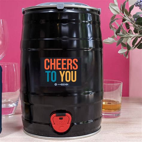 Personalised Craft Beer Keg By MixPixie