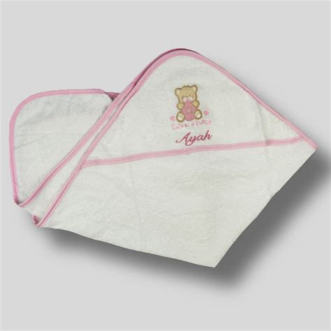 Personalised Baby Towels - Custom Hooded Towels – Lullaby Lane Baby Shop