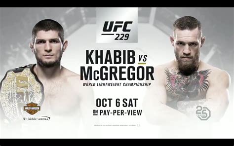 Conor McGregor vs Khabib Nurmagomedov Announced For UFC 229 In October ...