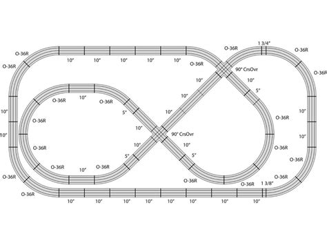 Lionel O-O27 Tubular Track Layout Plans Intermediate