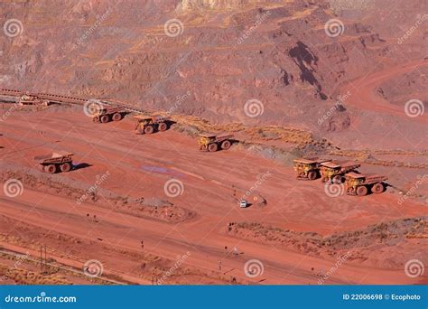 Iron ore mining stock photo. Image of stone, iron, landscape - 22006698