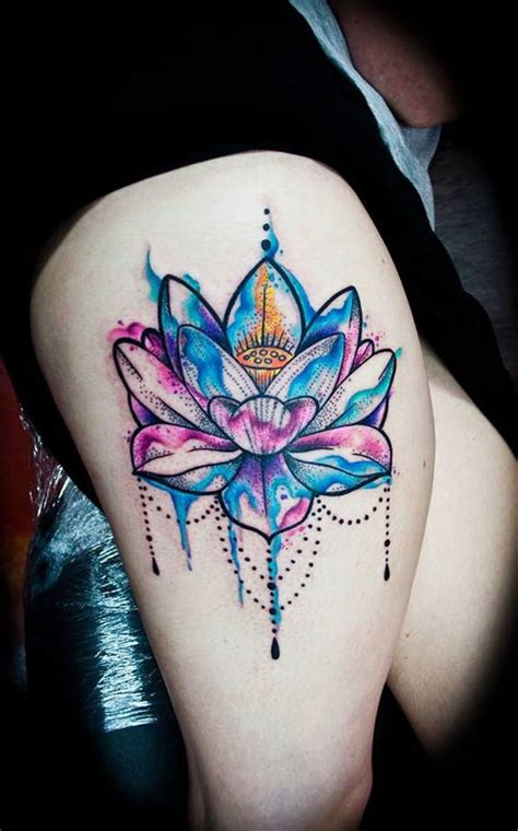 Elegantes Tatuajes de Flor de Loto y sus Significados – Tatuajes Para Mujeres y Hombres