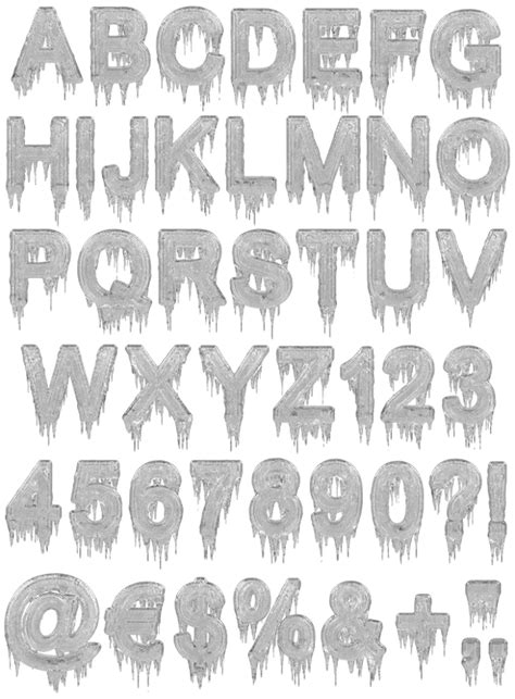 Icicle Font - Ice OpenType Typeface | Handmadefont.com