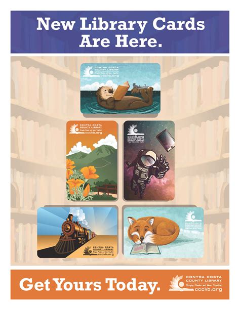 Contra Costa County Library introduces five new library card designs - Martinez News-Gazette