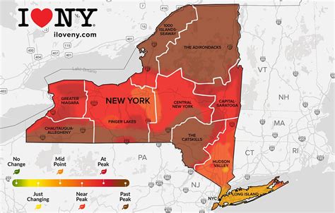 Upstate NY fall foliage map: See spectacular colors in the Finger Lakes, Central NY, Saratoga ...