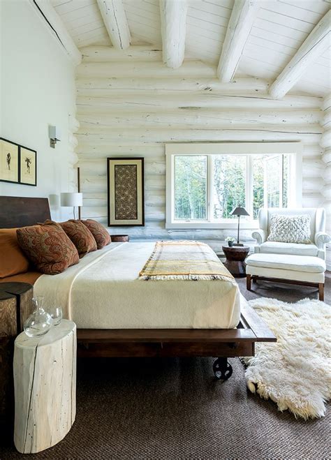 20++ Modern Log Cabin Interior Design - PIMPHOMEE