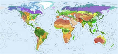 OneEarth Bioregion Map 2020 : MapPorn