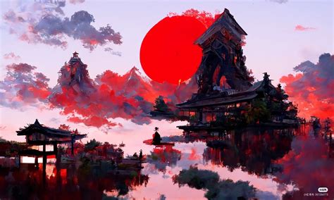 Landscape Background, Landscape Wallpaper, Art Background, Japanese ...