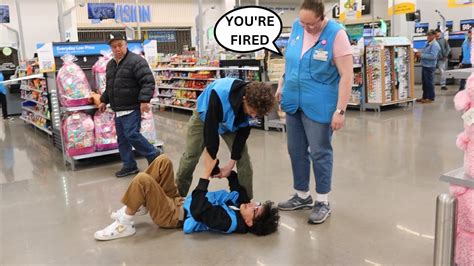 Fake Walmart Employee Prank! (trespassed) - YouTube