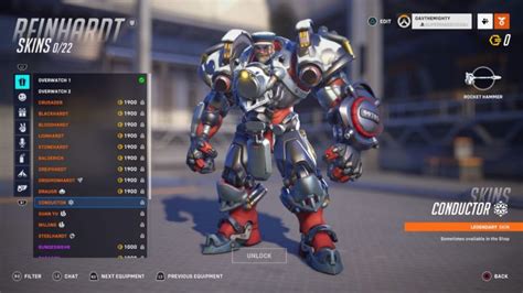 Every legendary Reinhardt skin in Overwatch 2 - Gamepur