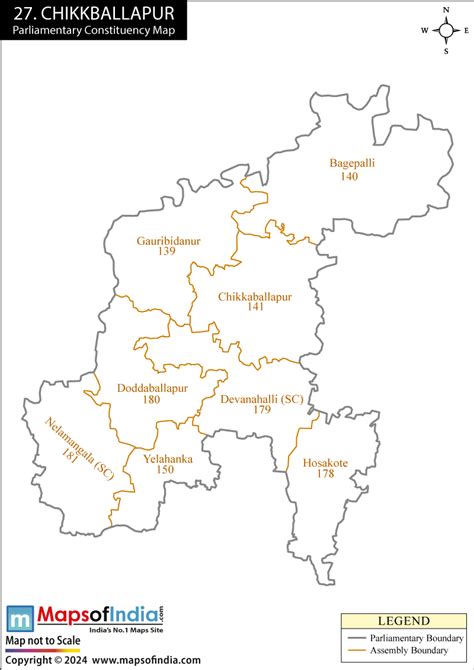 Chikballapur Election Result 2024 - Parliamentary Constituency Map and Winning MP