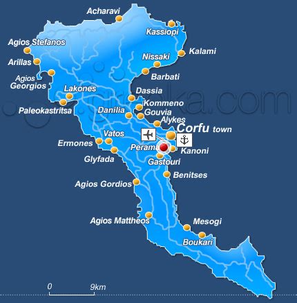 Corfu Perama beach | Corfu beaches - Greeka.com