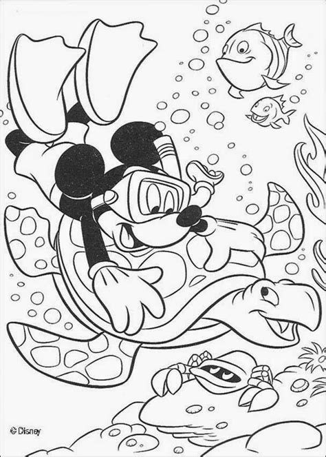 Hundreds of FREE Disney Coloring Pages! | Free disney coloring pages, Mickey mouse coloring ...