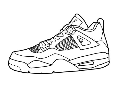 Shoes Colouring Pages - ClipArt Best