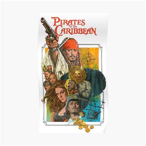 "Pirates of the Caribbean " Poster for Sale by Zig-toZag | Redbubble