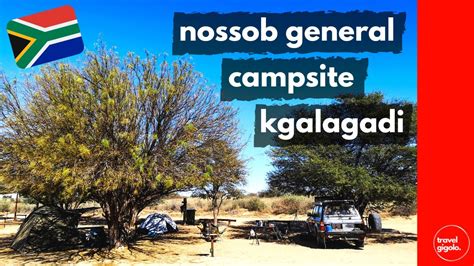 Campsite Review: Nossob General Camp, Kgalagadi Transfrontier Park (Camping South Africa) - YouTube