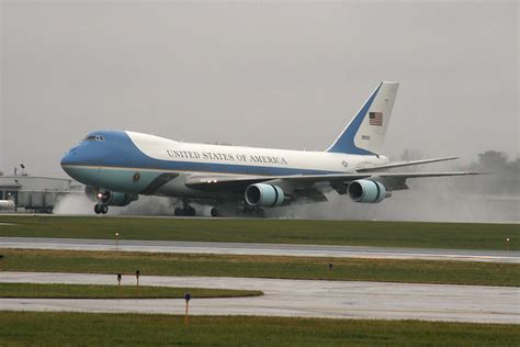 Air Force One Landing On The Wet Runway | Flickr - Photo Sharing!