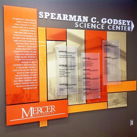 Science Center Display | Donor recognition wall, Science center, Donor ...