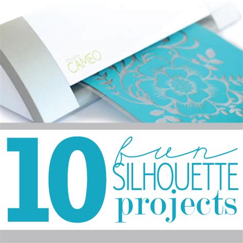 10 Fun Projects Using a Silhouette - Inspiration Made Simple