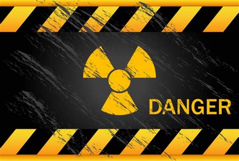 Nuclear warning signs 05 vector Free Vector / 4Vector