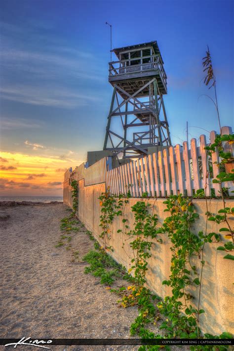 Lookout Tower at House of Refuge Stuart Florida | HDR Photography by Captain Kimo