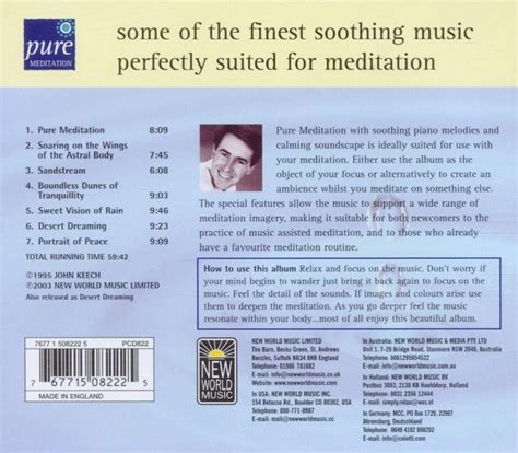 CD: Pure Meditation - Calm Store