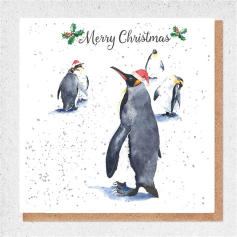 Penguin Christmas Card - Amaranta