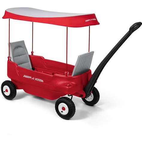 Radio Flyer, Deluxe All-Terrain Pathfinder Wagon with Canopy, Air Tires | eBay