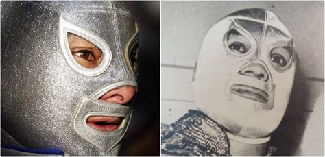 Mexican wrestler El Santo never took his silver mask off his face until ...