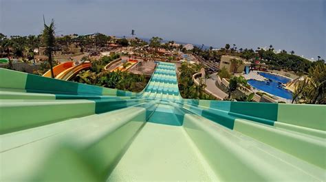 Aqualand Costa Adeje - Multisurf (Head-first Mat Racer) Onride POV - YouTube