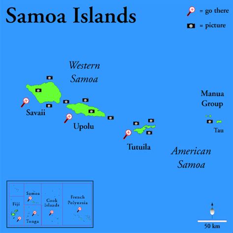 Samoa Map