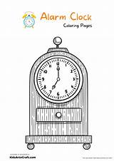 Alarm Clock Coloring Pages For Kids – Free Printables  Art & Craft sketch template