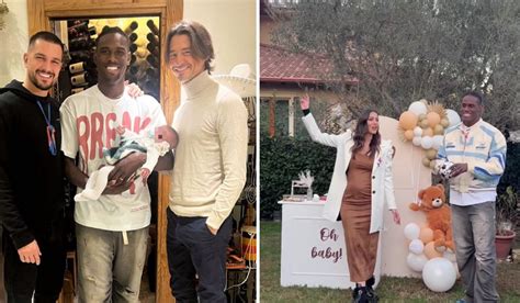 Enock Barwuah festeggia il gender reveal con il fratello Mario ...