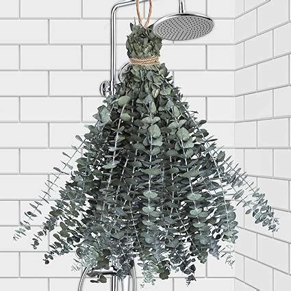 Amazon.com: Oning 24 PCS Real Dried Eucalyptus Stems for Shower Hanging-17'' Large Preserved ...
