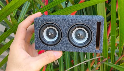 DIY Mini Subwoofer: Custom Dual Mini Subwoofer in L-Ported Box Design