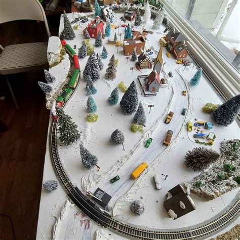 Christmas model train layout - Model railroad layouts plansModel ...