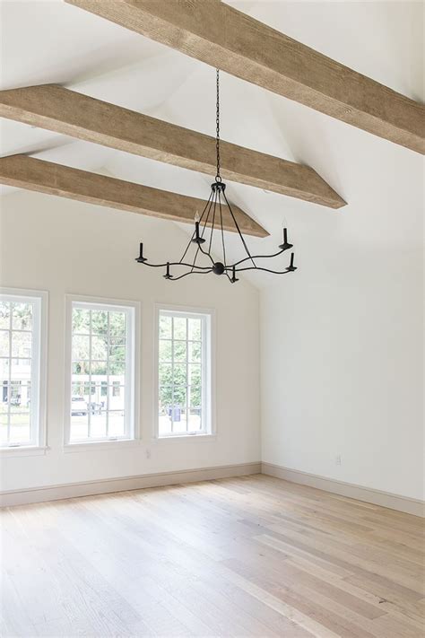 Faux Wood Beams: Heights House - Jenna Sue Design | Ceiling beams living room, Beams living room ...