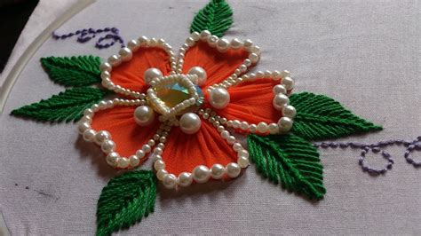 Hand embroidery designs. Hand embroidery for beginners. Flower stitch ...